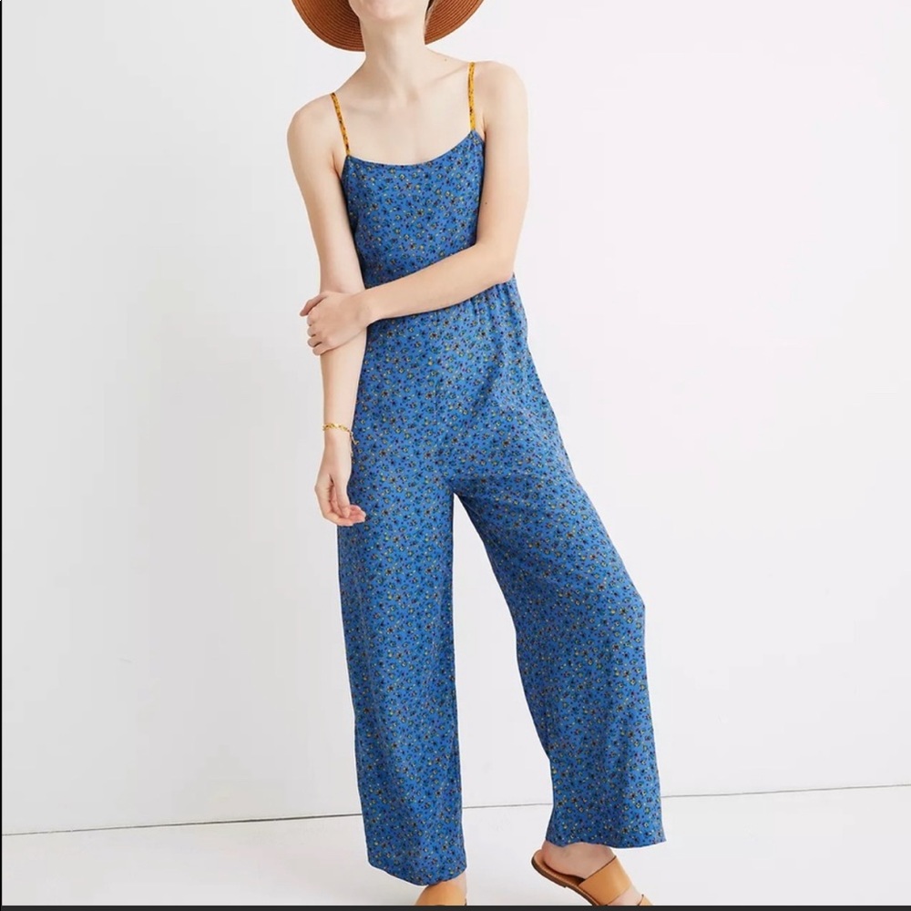 Madewell Calico & Fountain Floral Jumpsuit